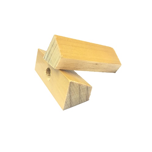 Base Furada de Madeira 08x50mm<small>bf0850 - Madeira</small>