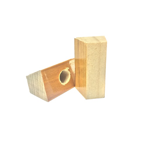 Base Furada de Madeira 10x40mm<small>bf1040 - Madeira</small>