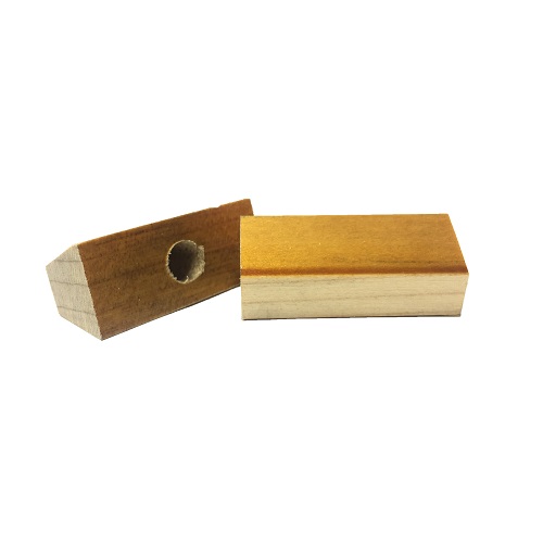 Base Furada de Madeira 10x50mm<small>bf1050 - Madeira</small>