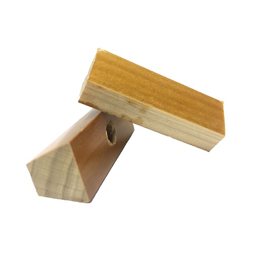 Base Furada de Madeira 10x60mm<small>bf1060 - Madeira</small>