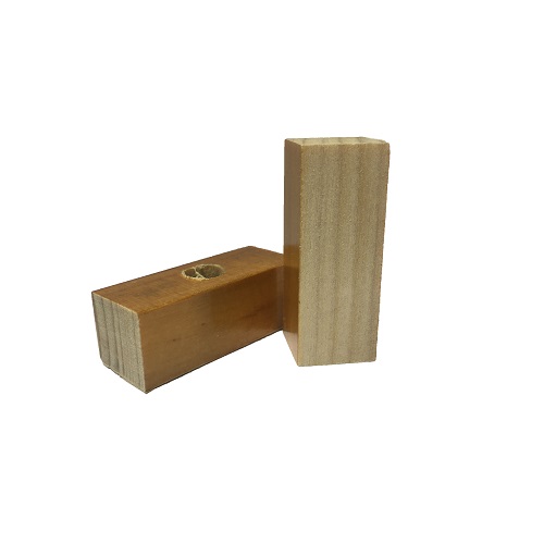 Base Furada de Madeira 15x40mm<small>bf1540 - Madeira</small>