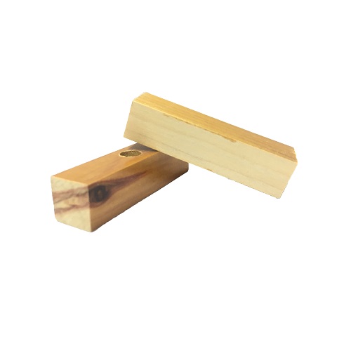 Base Furada de Madeira 15x60mm<small>bf1560 - Madeira</small>
