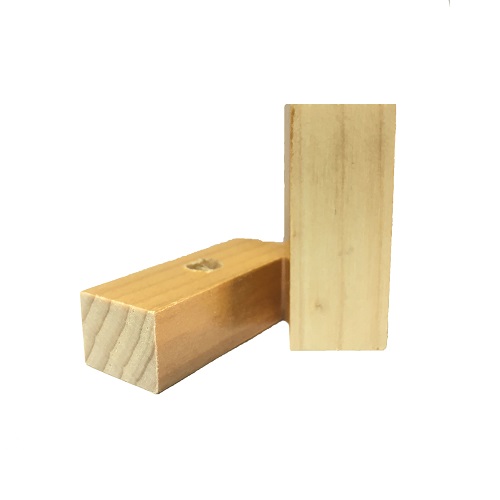 Base Furada de Madeira 20x50mm<small>bf2050 - Madeira</small>