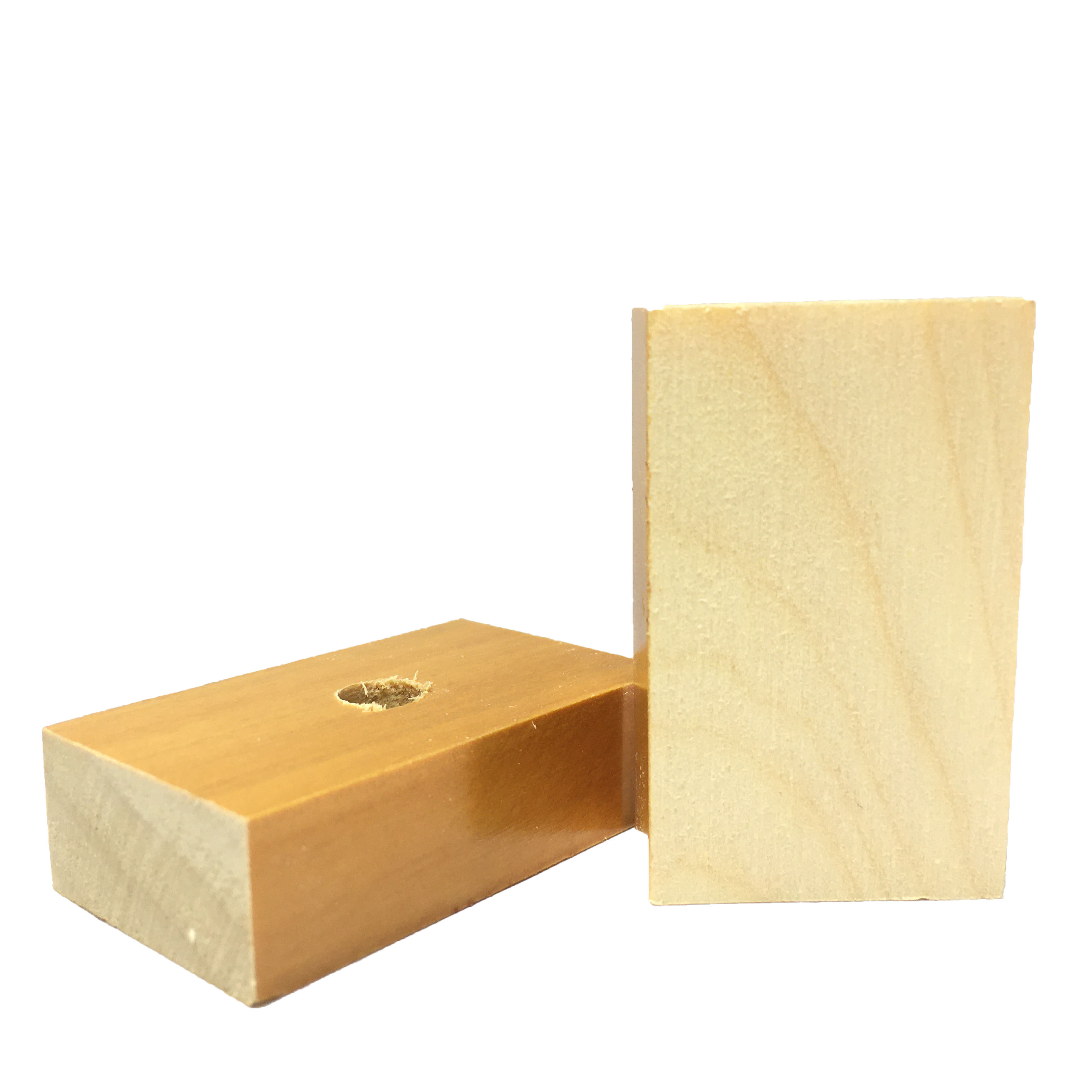 Base Furada de Madeira 35x60mm<small>bf3560 - Madeira</small>