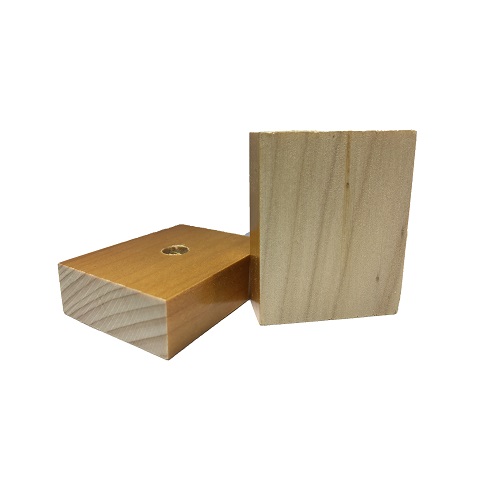 Base Furada de Madeira 40x50mm<small>bf4050 - Madeira</small>