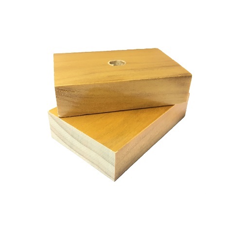 Base Furada de Madeira 40x60mm<small>bf4060 - Madeira</small>