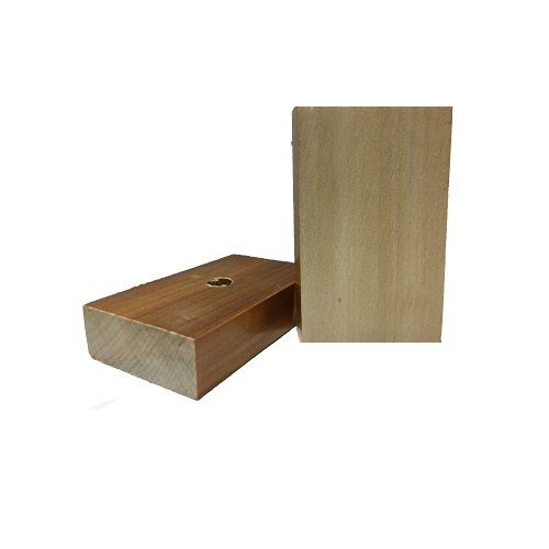 Base Furada de Madeira 50x100mm<small>bf50100 - Madeira</small>