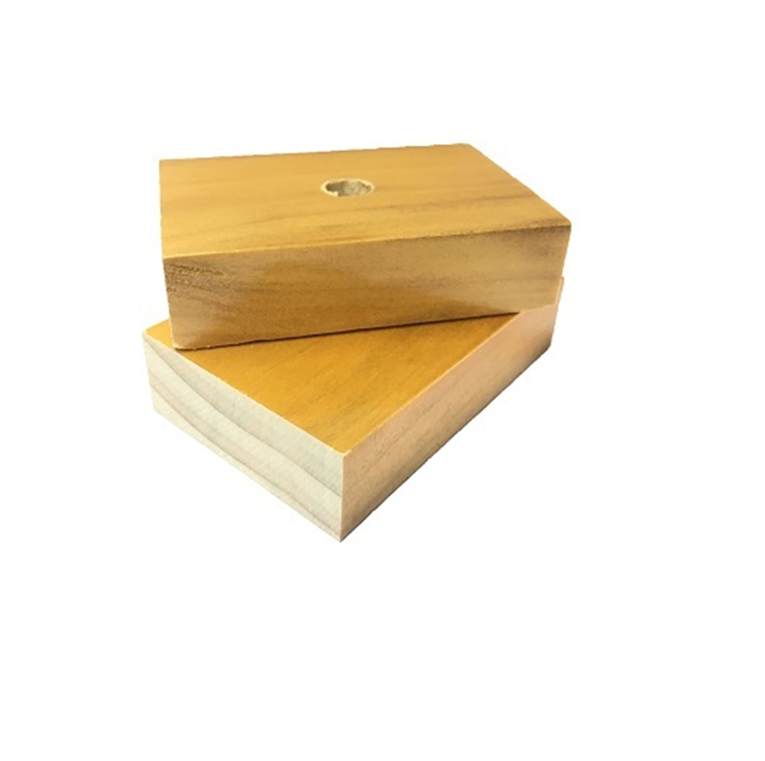 Base Furada de Madeira 50x50mm<small>bf5050 - Madeira</small>