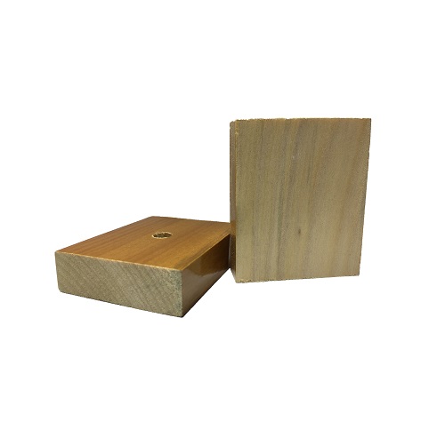 Base Furada de Madeira 50x60mm<small>bf5060 - Madeira</small>