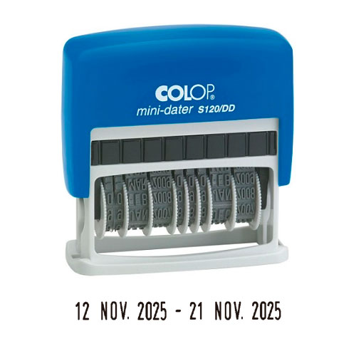 Colop Mini Printer S120dd Datador Duplo 4mm<small>cdds120 - Colop</small>