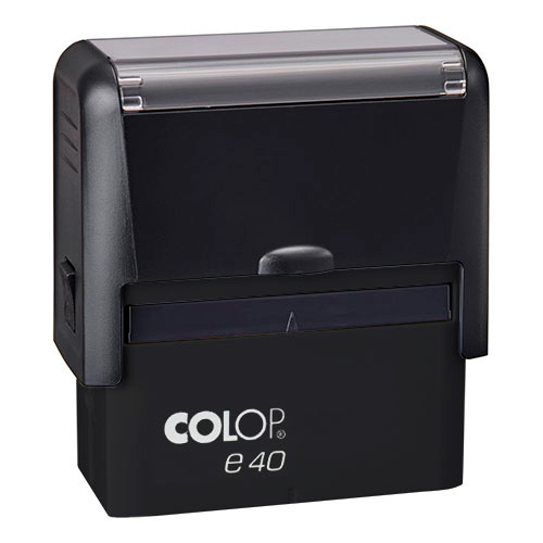 Colop Printer Economy 40 Preto com Base Branca<small>cpc40 - Colop</small>