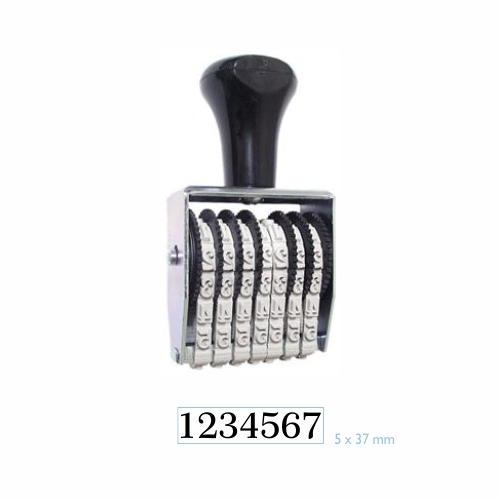 Numerador 7 DÍgitos 5mm Data Kanji<small>dk0507 - Data Kanji</small>