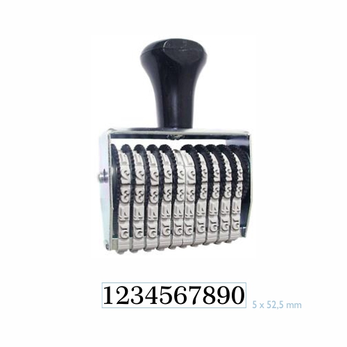 Numerador 10 DÍgitos 5mm Data Kanji<small>dk0510 - Data Kanji</small>
