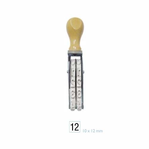Numerador 2 DÍgitos 10mm Data Kanji<small>dk1002 - Data Kanji</small>