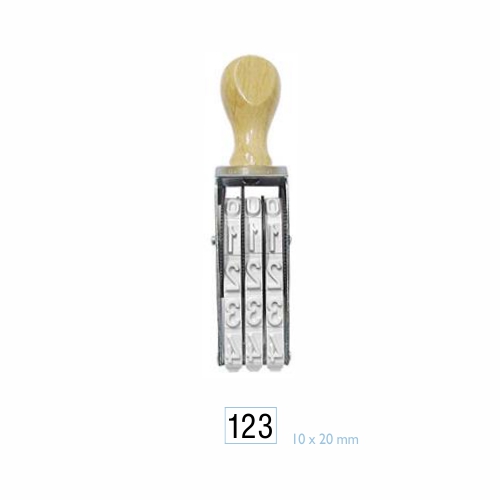 Numerador 3 DÍgitos 10mm Data Kanji<small>dk1003 - Data Kanji</small>