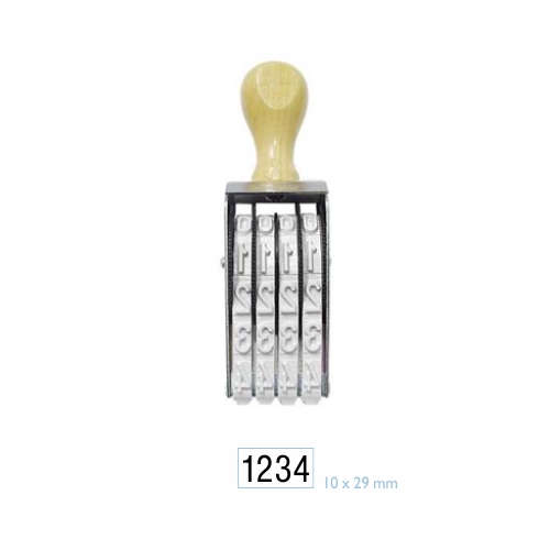 Numerador 4 DÍgitos 10mm Data Kanji<small>dk1004 - Data Kanji</small>