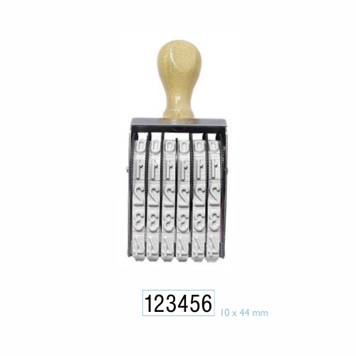 Numerador 6 DÍgitos 10mm Data Kanji<small>dk1006 - Data Kanji</small>