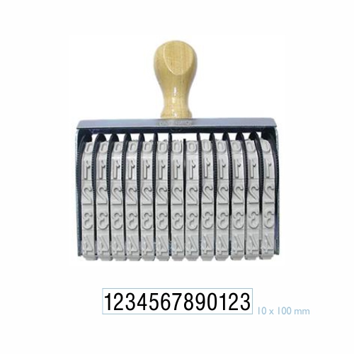 Numerador 13 DÍgitos 10mm Data Kanji<small>dk1013 - Data Kanji</small>