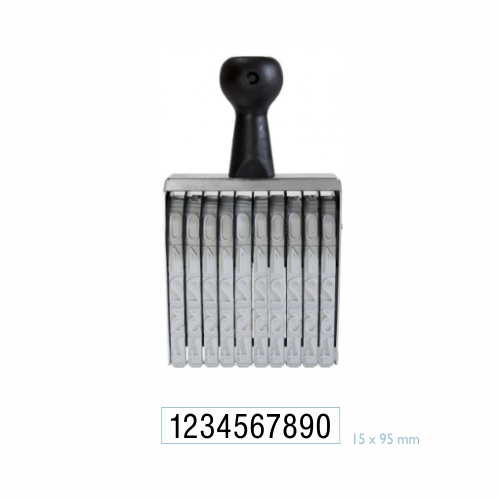 Numerador 10 DÍgitos 15mm Data Kanji<small>dk1510 - Data Kanji</small>