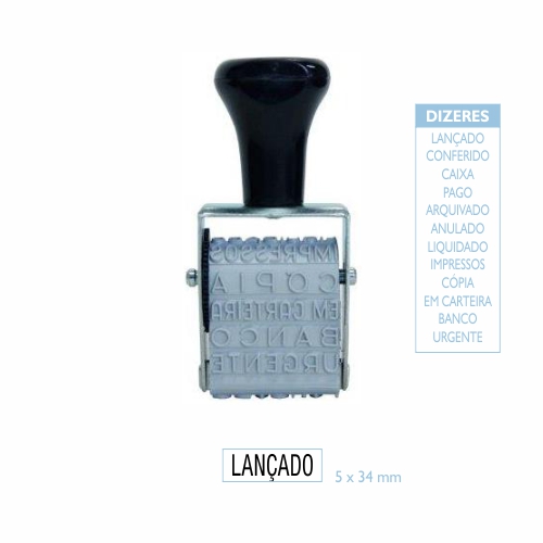 Marcador ContÁbil 12 Palavras Data Kanji<small>dk3301 - Data Kanji</small>