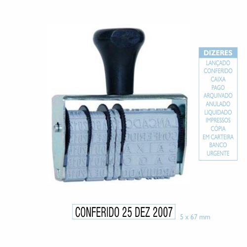 Marcador ContÁbil com Data Data Kanji<small>dk3302 - Data Kanji</small>