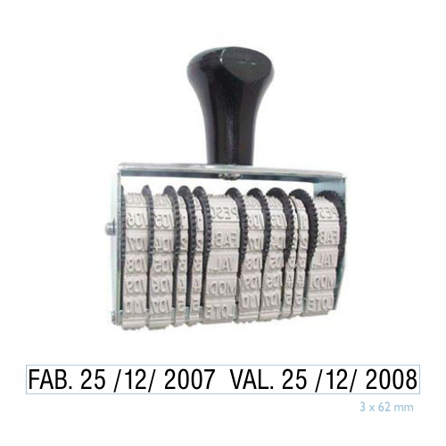 Datador Duplo Linear  3mm Data Kanji<small>dk35031 - Data Kanji</small>