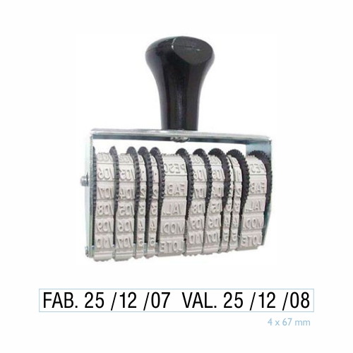 Datador Duplo Linear Darf 4mm Data Kanji<small>dk3504 - Data Kanji</small>