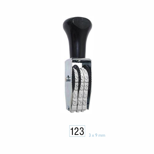 Numerador Estreito 3 Digitos 3mm Data Kanji<small>dk5303 - Data Kanji</small>
