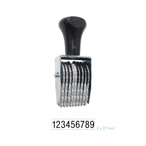 Numerador Estreito 9 Digitos 3mm Data Kanji<small>dk5309 - Data Kanji</small>