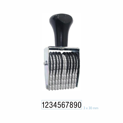 Numerador Estreito 10 Digitos 3mm Data Kanji<small>dk5310 - Data Kanji</small>