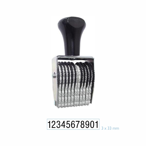 Numerador Estreito 11 Digitos 3mm Data Kanji<small>dk5311 - Data Kanji</small>