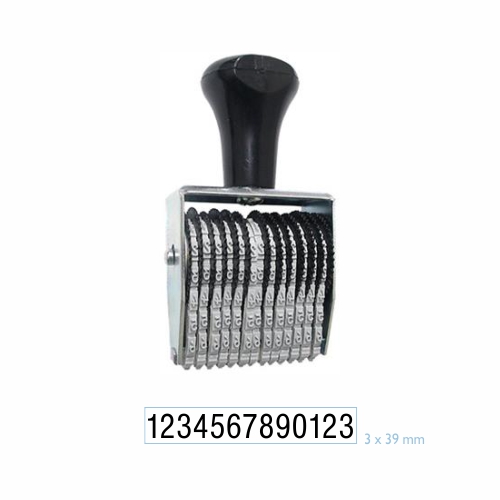 Numerador Estreito 13 Digitos 3mm Data Kanji<small>dk5313 - Data Kanji</small>