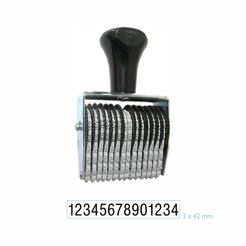 Numerador Estreito 14 Digitos 3mm Data Kanji<small>dk5314 - Data Kanji</small>