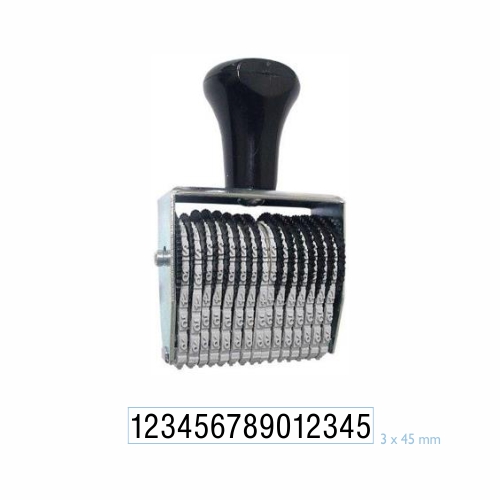 Numerador Estreito 15 Digitos 3mm Data Kanji<small>dk5315 - Data Kanji</small>