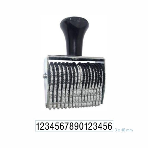Numerador Estreito 16 Digitos 3mm Data Kanji<small>dk5316 - Data Kanji</small>
