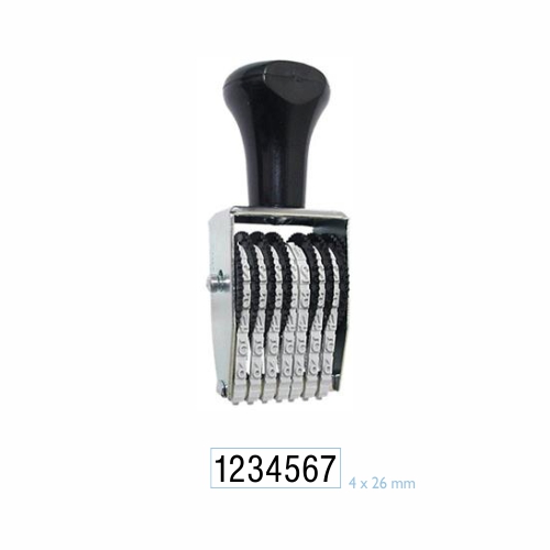 Numerador Estreito 7 Digitos 4mm Data Kanji<small>dk5407 - Data Kanji</small>