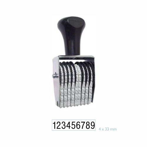 Numerador Estreito 9 Digitos 4mm Data Kanji<small>dk5409 - Data Kanji</small>