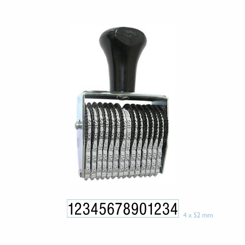 Numerador Estreito 14 Digitos 4mm Data Kanji<small>dk5414 - Data Kanji</small>