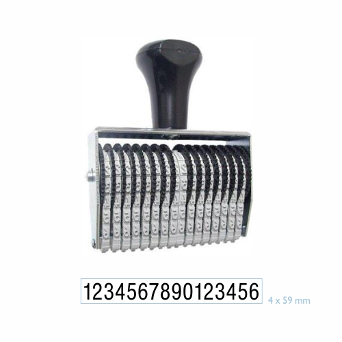 Numerador Estreito 16 Digitos 4mm Data Kanji<small>dk5416 - Data Kanji</small>