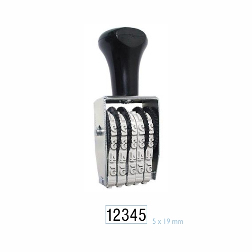Numerador Estreito 5 Digitos 5mm Data Kanji<small>dk5505 - Data Kanji</small>