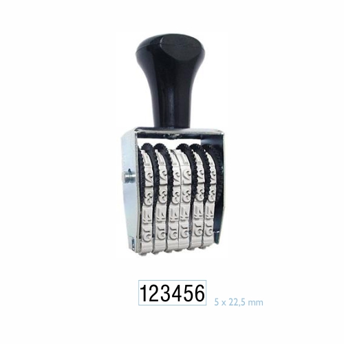 Numerador Estreito 6 Digitos 5mm Data Kanji<small>dk5506 - Data Kanji</small>