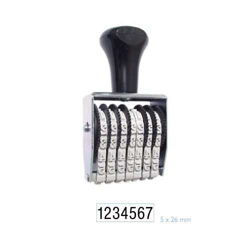 Numerador Estreito 7 Digitos 5mm Data Kanji<small>dk5507 - Data Kanji</small>