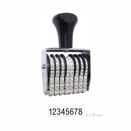 Numerador Estreito 8 Digitos 5mm Data Kanji<small>dk5508 - Data Kanji</small>