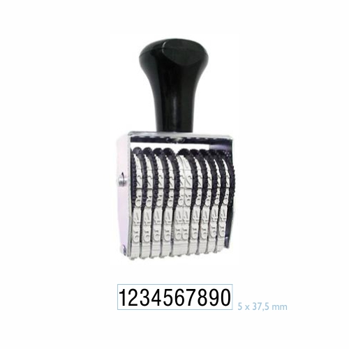 Numerador Estreito 10 Digitos 5mm Data Kanji<small>dk5510 - Data Kanji</small>