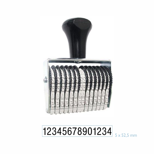 Numerador Estreito 14 Digitos 5mm Data Kanji<small>dk5514 - Data Kanji</small>