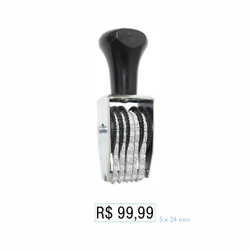 Marcador de PreÇos 5 Fitas 5mm 99,99 Data Kanji<small>dk5905 - Data Kanji</small>