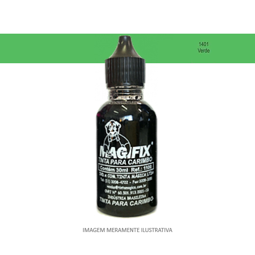 Tinta Magifix 30ml Verde<small>mt30vd - Magifix</small>