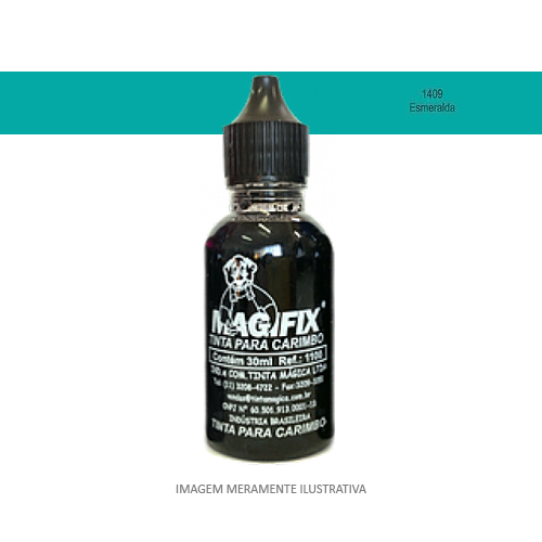 Tinta Magifix 30ml Verde Esmeralda<small>mt30ve - Magifix</small>