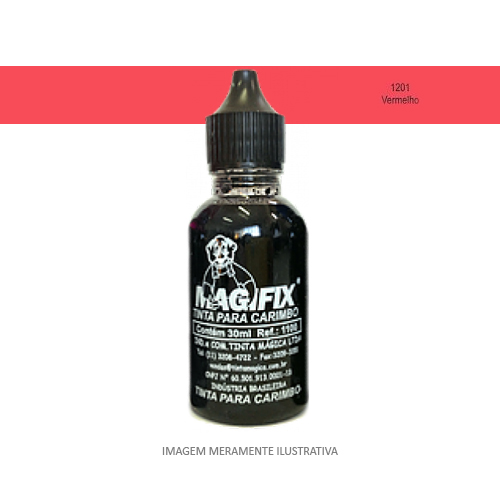 Tinta Magifix 30ml Vermelha<small>mt30vm - Magifix</small>