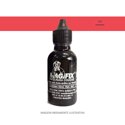 Tinta Magifix Vermelha Papel CouchÊ 30ml<small>mtc30vm - Magifix</small>